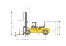 डीजल फोर्कलिफ्ट Hyster H 32.00 F