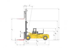 डीजल फोर्कलिफ्ट Hyster H 36.00 E