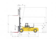 डीजल फोर्कलिफ्ट Hyster H 40.00 E