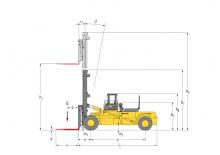 डीजल फोर्कलिफ्ट Hyster H 48.00 E