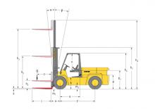 डीजल फोर्कलिफ्ट Hyster H 6.00 XL