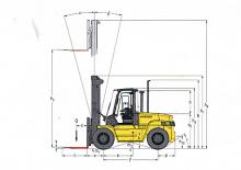 डीजल फोर्कलिफ्ट Hyster H 8.00 XM