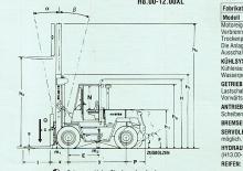डीजल फोर्कलिफ्ट Hyster H 9.00 XL