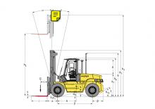 डीजल फोर्कलिफ्ट Hyster H 9.00 XM