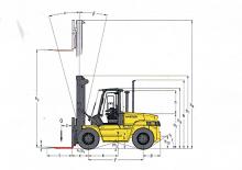 डीजल फोर्कलिफ्ट Hyster H 9.00 XM