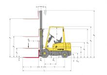 डीजल फोर्कलिफ्ट Hyster H1.50 XM
