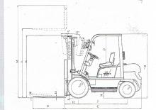 डीजल फोर्कलिफ्ट Patria PFD 20 T-1
