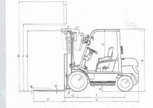 डीजल फोर्कलिफ्ट Patria PFD 30 T-1