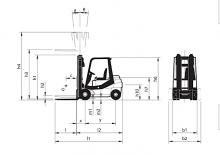 डीजल फोर्कलिफ्ट Nuova Detas Sherpa 25