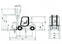 डीजल फोर्कलिफ्ट Nuova Detas Sherpa 40