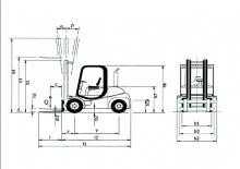 डीजल फोर्कलिफ्ट Nuova Detas Sherpa 45