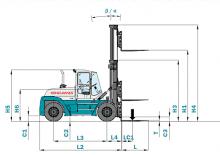 डीजल फोर्कलिफ्ट Konecranes SMV 10-600 B