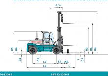 डीजल फोर्कलिफ्ट Konecranes SMV 32-1200 Ro/Ro
