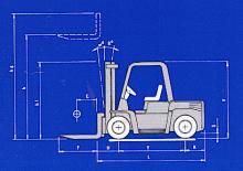 डीजल फोर्कलिफ्ट Fimsa TMA/C 250