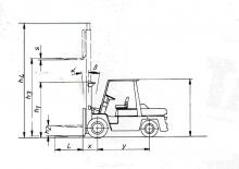डीजल फोर्कलिफ्ट Nissan WF 03 A 33 U