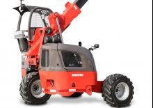 डीजल ट्रक माउंटेड फोर्कलिफ्ट Manitou TMT 55 HT 4W