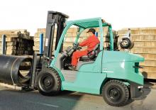 एलपीजी फोर्कलिफ्ट Mitsubishi FG55N