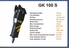 हाइड्रोलिक ब्रेकर Italdem GK 100 S 
