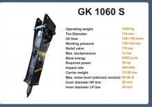 हाइड्रोलिक ब्रेकर Italdem GK 1060 S 