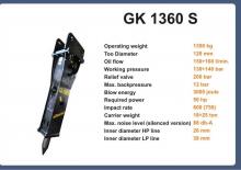 हाइड्रोलिक ब्रेकर Italdem GK 1360 S 