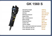 हाइड्रोलिक ब्रेकर Italdem GK 1560 S 