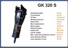 हाइड्रोलिक ब्रेकर Italdem GK 320 S 