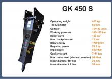हाइड्रोलिक ब्रेकर Italdem GK 450 S 