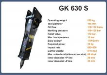 हाइड्रोलिक ब्रेकर Italdem GK 630 S 