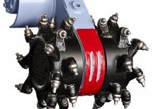 हाइड्रोलिक एक्सकेवेटर के लिए माउंटेबल मिलिंग हेड Rockwheel by ROCK.ZONE C 2