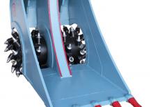 हाइड्रोलिक एक्सकेवेटर के लिए माउंटेबल मिलिंग हेड Rockwheel by ROCK.ZONE CB 20