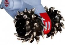 हाइड्रोलिक एक्सकेवेटर के लिए माउंटेबल मिलिंग हेड Rockwheel by ROCK.ZONE G 125