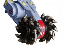 हाइड्रोलिक एक्सकेवेटर के लिए माउंटेबल मिलिंग हेड Rockwheel by ROCK.ZONE G 5 Twin