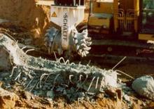 हाइड्रोलिक एक्सकेवेटर के लिए माउंटेबल मिलिंग हेड Terex-Schaeff WS 120 LD