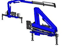 हाइड्रोलिक लोडिंग क्रेन Amco Veba 803N-3 S