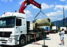 हाइड्रोलिक लोडिंग क्रेन Amco Veba 936-1 S