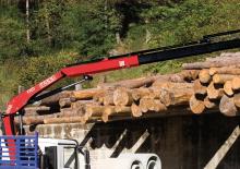 हाइड्रोलिक लोडिंग क्रेन Fassi F 120 B 0.23 e-active