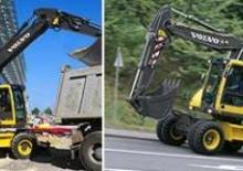 व्हील एक्सकेवेटर Volvo EW140B