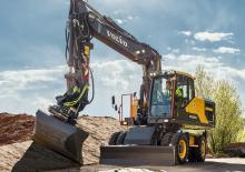 व्हील एक्सकेवेटर Volvo EW220E