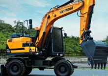 व्हील एक्सकेवेटर Hyundai HW140
