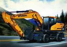 व्हील एक्सकेवेटर Hyundai HW210