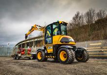 व्हील एक्सकेवेटर JCB Hydradig 110W