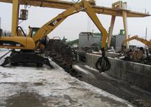 व्हील एक्सकेवेटर Caterpillar M 318 C MH