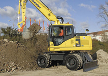 व्हील एक्सकेवेटर Komatsu PW140-7