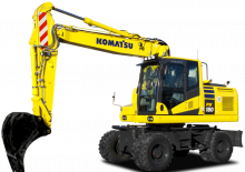 व्हील एक्सकेवेटर Komatsu PW180-11E0