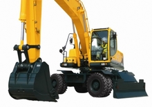 व्हील एक्सकेवेटर Hyundai R 210 W 9