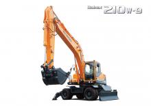 व्हील एक्सकेवेटर Hyundai R210W-9