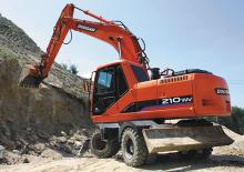 व्हील एक्सकेवेटर Doosan Solar 210 W-V
