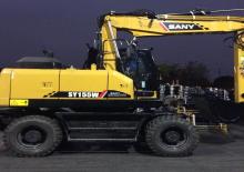 व्हील एक्सकेवेटर Sany SY155W