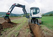 व्हील एक्सकेवेटर Terex TW 75
