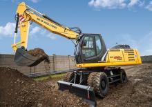 व्हील एक्सकेवेटर New Holland WE210B pro